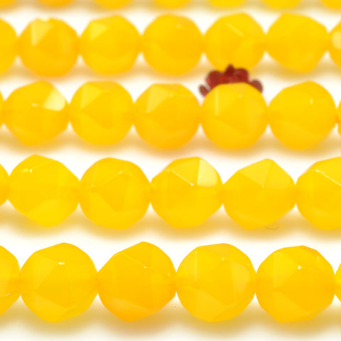 Yellow Agate star cut faceted nugget loose beads gemstone wholesale jewelry making bracelet diy stuff