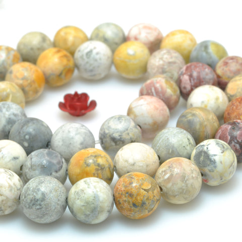 Sky Eye Jasper natural stone matte round loose beads wholesale gemstone for jewelry making diy bracelet 8mm 10mm