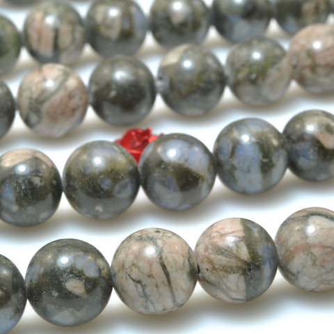 African Green Opal natural stone smooth round beads wholesale gemstone for jewelry making diy bracelet necklace