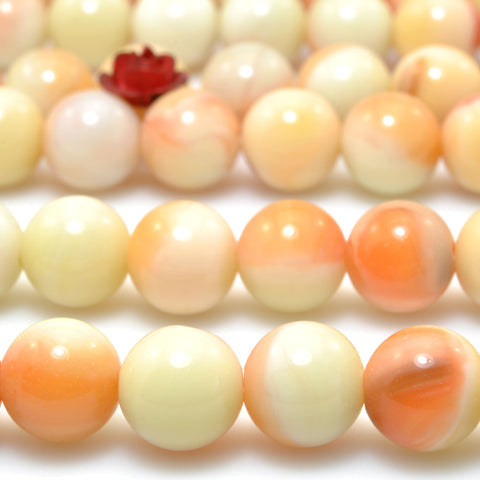Rainbow Jasper Synthetic Stone smooth round beads wholesale loose gemstone for jewelry making diy bracelet
