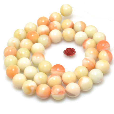 Rainbow Jasper Synthetic Stone smooth round beads wholesale loose gemstone for jewelry making diy bracelet