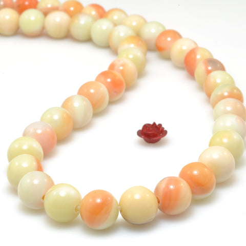 Rainbow Jasper Synthetic Stone smooth round beads wholesale loose gemstone for jewelry making diy bracelet