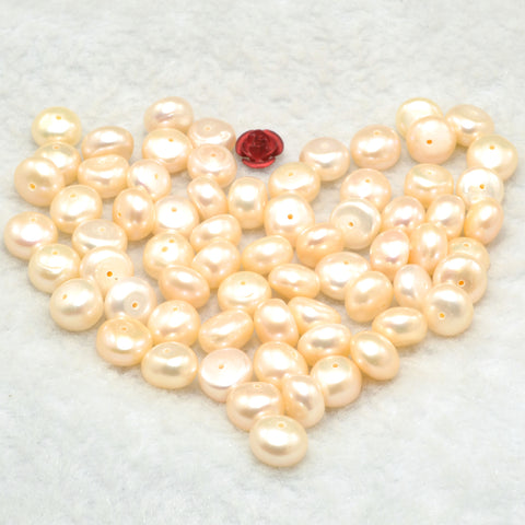 Natural Fresh Water Pearl smooth Rondell beads wholesale for jewelry making diy bracelet necklace