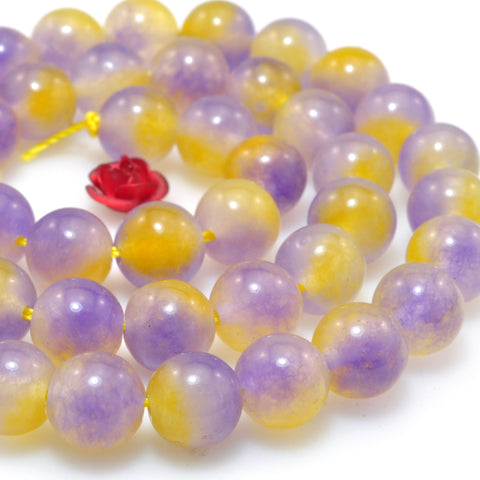 Malaysia Jade Rainbow Jade smooth round loose beads wholesale gemstone jewelry making diy bracelet necklace