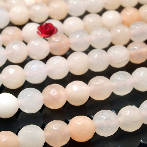 Natural Pink Aventurine faceted round beads wholesale gemstones for jewelry making diy bracelet necklace