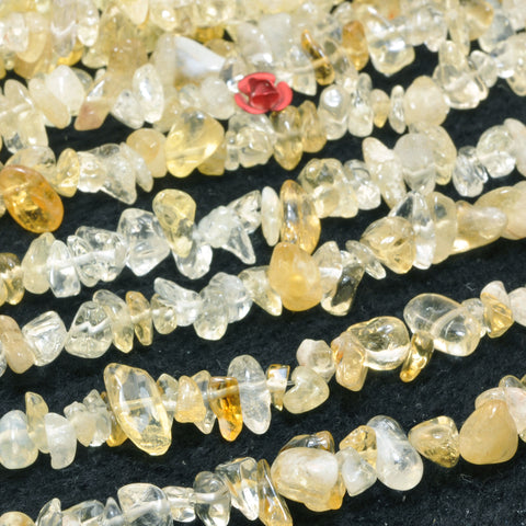 Natural Citrine smooth chip beads for jewelry making loose gemstone wholesale diy bracelet necklace