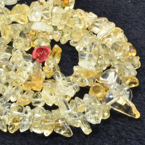 Natural Citrine smooth chip beads for jewelry making loose gemstone wholesale diy bracelet necklace