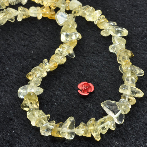 Natural Citrine smooth chip beads for jewelry making loose gemstone wholesale diy bracelet necklace