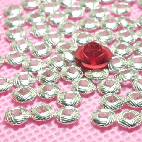 925 sterling silver rondelle spacers large hole carved disc rondelle beads wholesale jewelry findings