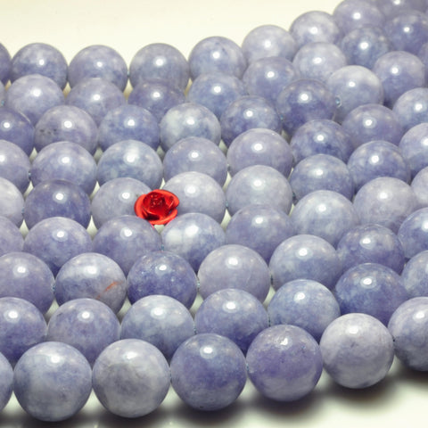 Malaysia jade purple jade stone smooth loose round beads gemstone wholesale jewelry making bracelet necklace diy