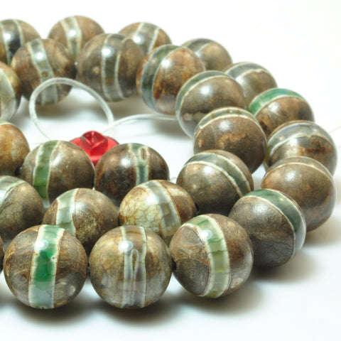 YesBeads Tibetan Agate smooth star ring loose beads gemstone wholesale jewelry making bracelet stuff