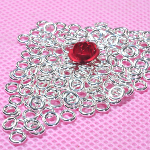 YesBeads 925 sterling silver closed jump rings smooth jumprings 20 gauge wholesale jewelry findings