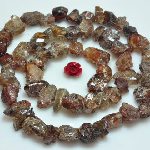 YesBeads natural raw Zircon rough chip loose beads whoelsale zirconia gemstone 5-10mm