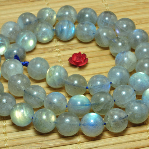 Natural Labradorite A grade smooth loose round beads gemstone wholesale jewelry making