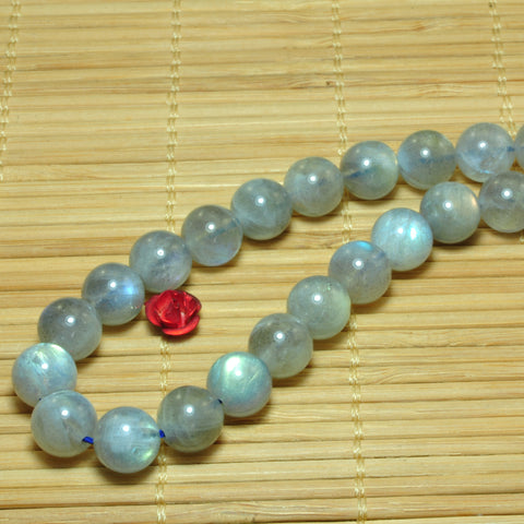 Natural Labradorite A grade smooth loose round beads gemstone wholesale jewelry making