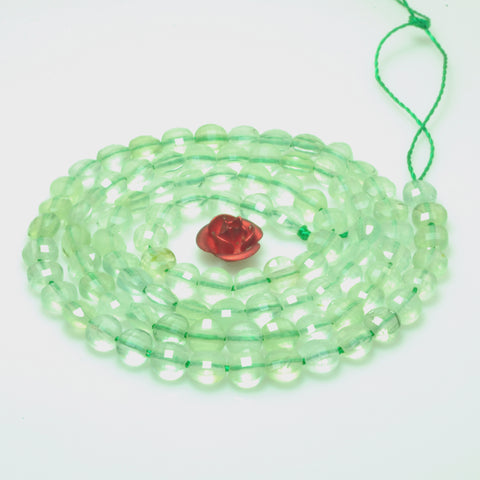 YesBeads natural green Prehnite gemstone micro faceted coin loose beads wholesale jewelry making 15"