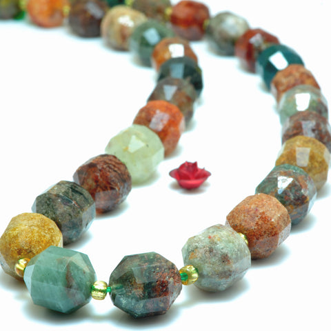 YesBeads Natural Phantom Quartz faceted double terminated point beads wholesale mix gemstone jewelry making 15"