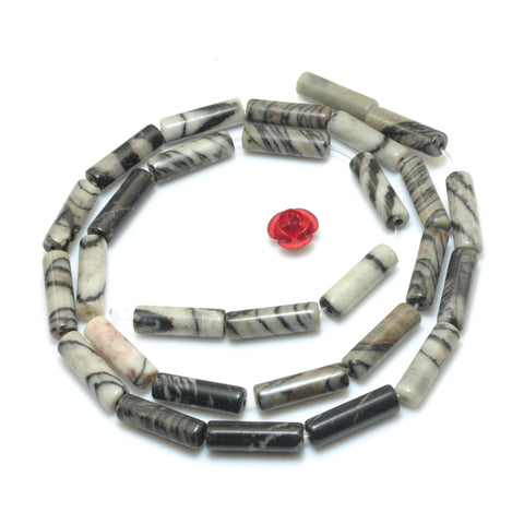 YesBeads Natural black line jasper smooth round beads silk stone spider jasper wholesale gemstone jewelry