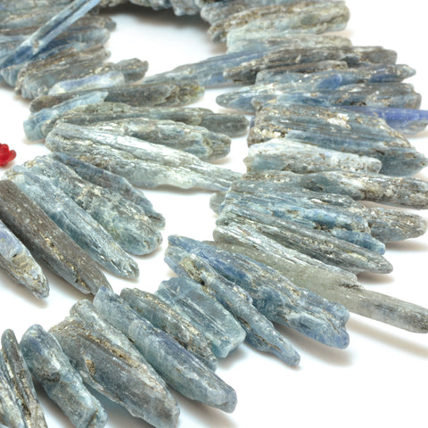 YesBeads Natural Rough Apatite dagger points beads wholesale gemstone jewelry making 15"
