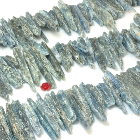 YesBeads Natural Rough Apatite dagger points beads wholesale gemstone jewelry making 15"