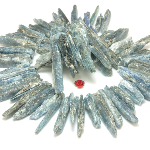 YesBeads Natural Rough Apatite dagger points beads wholesale gemstone jewelry making 15"