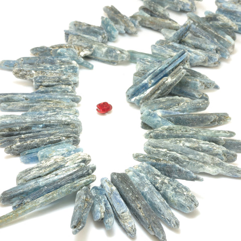 YesBeads Natural Rough Apatite dagger points beads wholesale gemstone jewelry making 15"