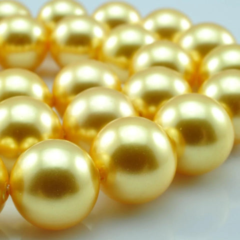33 pcs of solid color Shell Pearl smooth round beads in 12mm,SP1203S