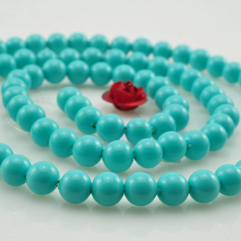 YesBeads Shell Pearl solid color smooth loose round beads wholesale beads jewelry making stuff bracelet diy