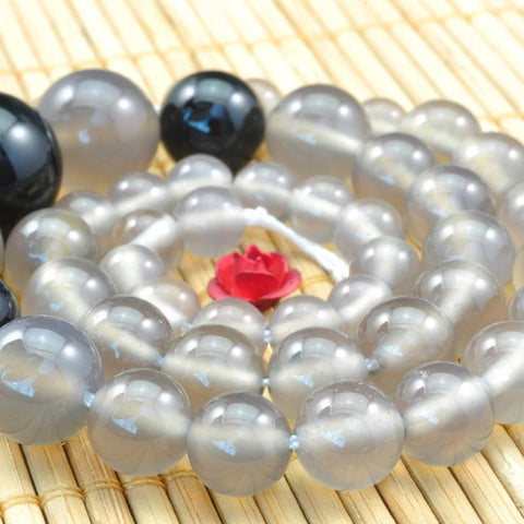 YesBeads 15.6 inches of Rainbow Agate smooth round tower necklace,DIY handmade wholesale beads in 6-14mm