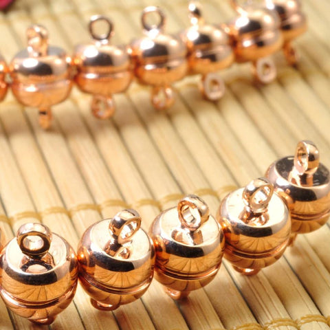 YesBeads Rose Gold plated STRONG Magnetic Clasp wholesale jewelry making findings bracelet clasp
