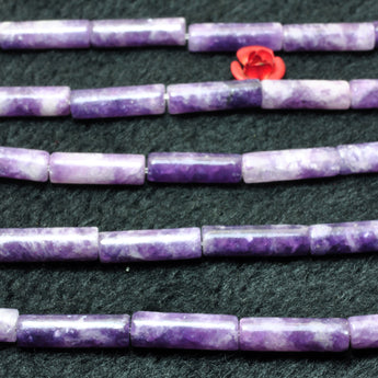 Malaysia Jade Purple smooth tube beads wholesale loose gemstone semi precious stone for jewelry making DIY