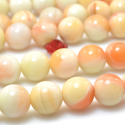 Rainbow Jasper Synthetic Stone smooth round beads wholesale loose gemstone for jewelry making diy bracelet