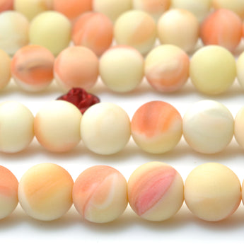 Rainbow Jasper matte round Synthetic beads wholesale loose gemstone for jewelry making diy bracelet