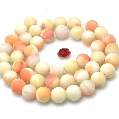 Rainbow Jasper matte round Synthetic beads wholesale loose gemstone for jewelry making diy bracelet