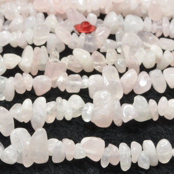 Natural Rose Quartz smooth chip beads wholesale loose gemstone for jewelry making diy bracelet necklace