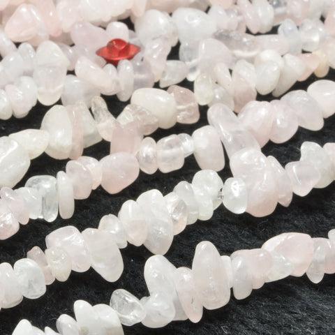 Natural Rose Quartz smooth chip beads wholesale loose gemstone for jewelry making diy bracelet necklace