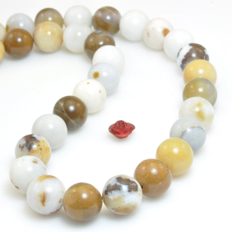 Natural Polka Dot Agate gemstone smooth round loose beads wholesale gemstone jewelry making bracelet necklace diy