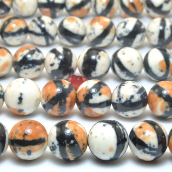 Tiger skin Synthetic Stone smooth round beads wholesale gemstone for jewelry making DIY bracelets necklace