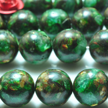 YesBeads Jasper smooth round beads loose gemstone wholesale jewelry making bracelet DIY stuff