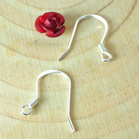 YesBeads 925 sterling siver ear hooks wholesale silver ear wires jewelry findings supplies