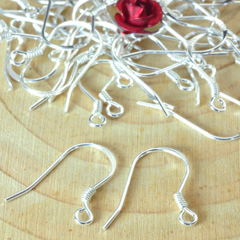YesBeads 925 sterling siver ear hooks wholesale silver ear wires jewelry findings supplies