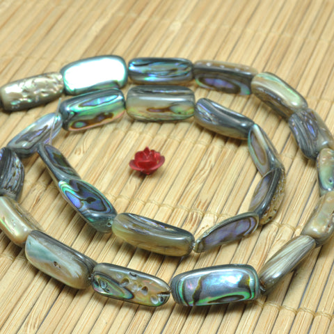 YesBeads Abalone Shell irregular nugget loose beads wholesale gemstone jewelry 15"