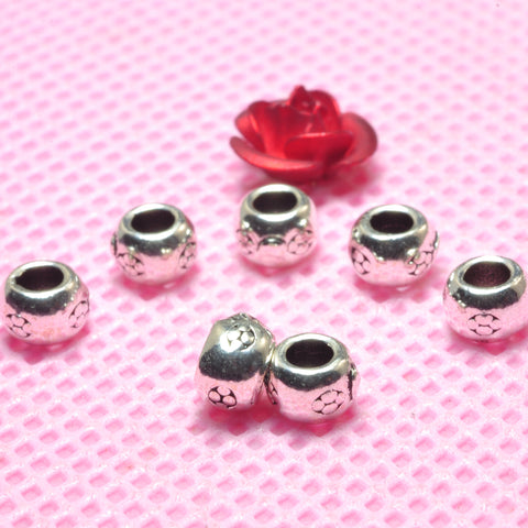 YesBeads 925 sterling silver tibetan vintage round spacer beads wholesale jewelry findings supplies