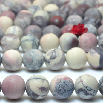 Natural Porcelain Jasper matte round beads wholesale gemstone jewelry making bracelet necklace diy