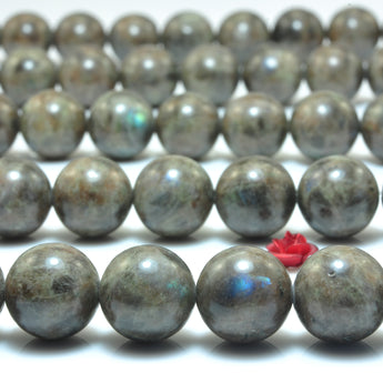 YesBeads Natural Rainbow Feldspar stone smooth round loose beads wholesale gemstone jewelry 6mm-12mm