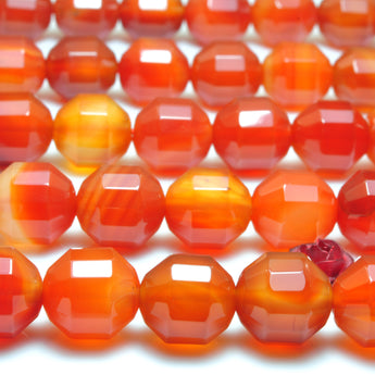 YesBeads Natural rainbow agate faceted double terminated point beads