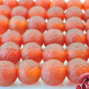 47 pcs of Matte Agate round beads in 8mm