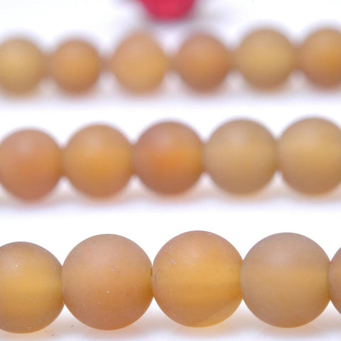 92 pcs of Agate Matte round beads in 4mm